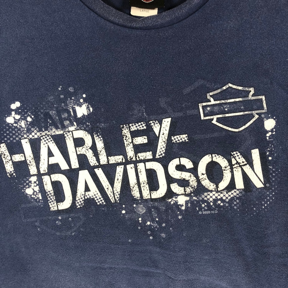 Harley-Davidson Mens Whiskey Row Prescott Arizona Graphic T-Shirt Navy Large - Picture 5 of 7